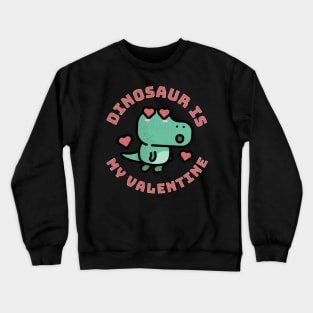 Valentine Dinosaur for Family Crewneck Sweatshirt